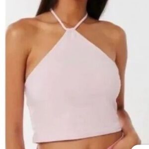 Urban Outfitters 🩷 Pink Halter Top Size Medium